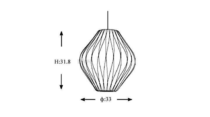 BVH博威灯饰 Bubble Lamp Pear Crisscross Pendant 小号吊灯 